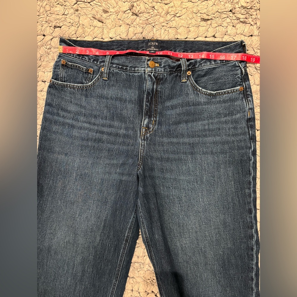 J. Crew 90s Vintage Baggy Denim Jeans - 100% cotton - Picture 3 of 7